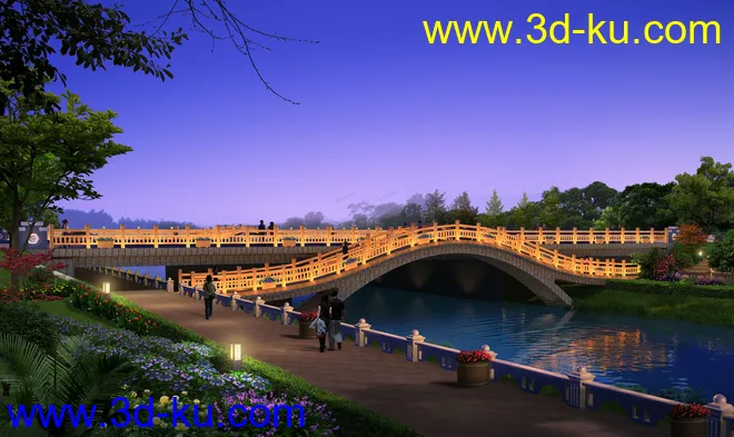 大桥 桥 立交桥  场景 模型下载 max 延政东大道 隔湖东路的图片10