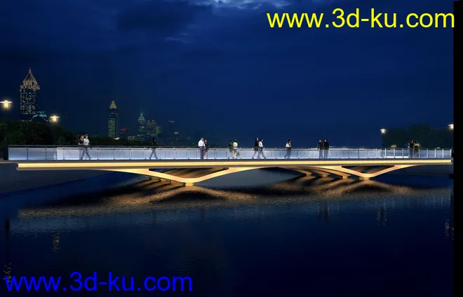 大桥 桥 场景 模型下载  max 城市 苏州拱桥的图片9
