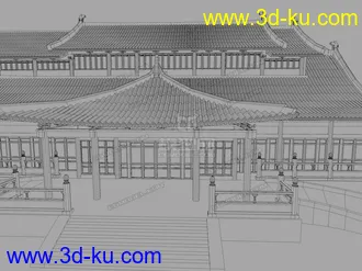 3D打印模型古建筑之太湖古建的图片