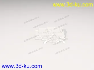 3D打印模型古建筑之太湖古建的图片