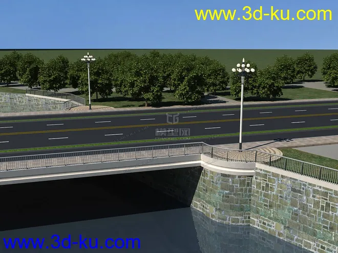场景 模型下载  max  各种桥 斜拉桥 拱桥的图片11