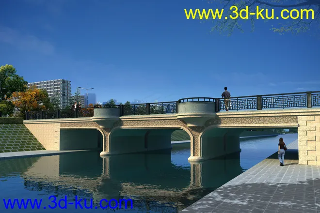 场景 模型下载  max  大桥 创意桥设计的图片2