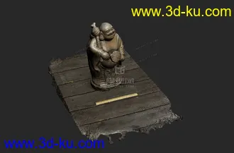 3D打印模型照片级佛像雕塑的图片