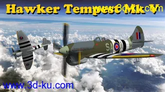 3D打印模型二战飞机Tempest_Mk V的图片