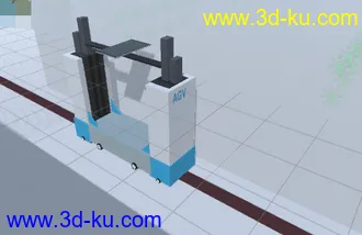 3D打印模型AGV小车的图片