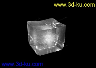 3D打印模型冰块 icecube  C4D格式的图片