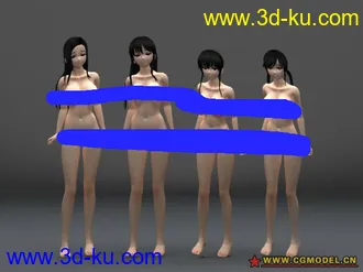 3D打印模型すくぅ～るメイト2 上回發水手服這次發裸身 ...的图片