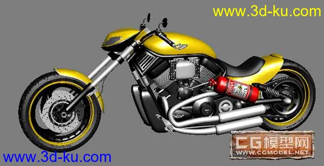 超酷摩托车模型，制作精细的图片1