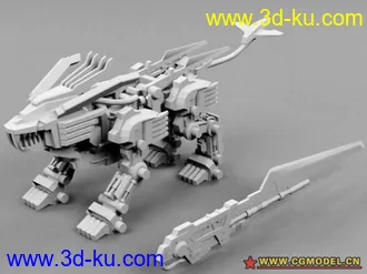 3D打印模型zoids  超重剑长牙狮......的图片