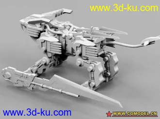 3D打印模型zoids  超重剑长牙狮......的图片