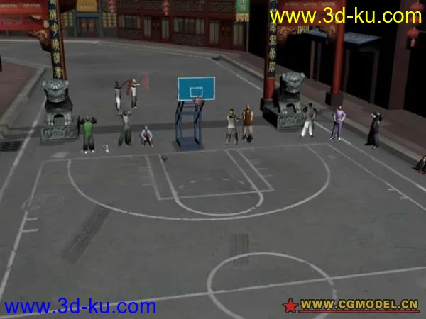 街头篮球 场景模型的图片1