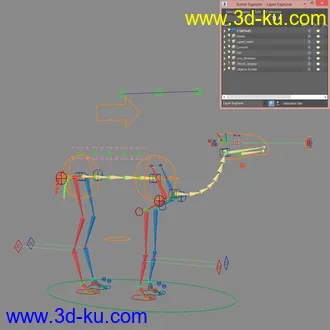 骆驼模型,沙漠骆驼模型,带绑定动画骆驼模型的图片