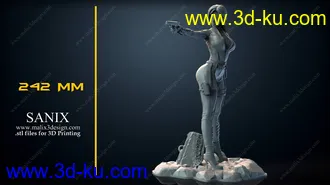 黑寡妇3D打印模型的图片5