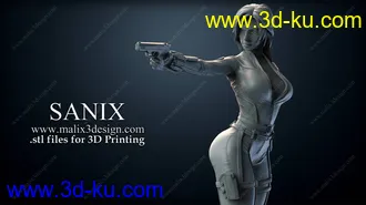 黑寡妇3D打印模型的图片6