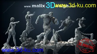 黑寡妇3D打印模型的图片15