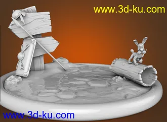 卡通狗-3D打印模型的图片