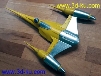 《星球大战》星际战机Naboo N-1 Starfighter-3D打印模型的图片