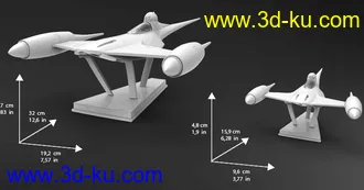 《星球大战》星际战机Naboo N-1 Starfighter-3D打印模型的图片