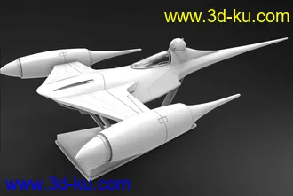 《星球大战》星际战机Naboo N-1 Starfighter-3D打印模型的图片