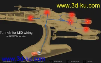 《星球大战》机器人,飞船,星际战机-3D打印模型的图片6