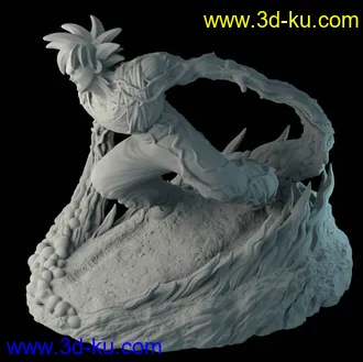 《龙珠》孙悟空-3D打印模型的图片2