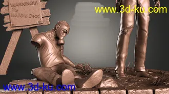 《行尸走肉》角色-3D打印模型的图片6